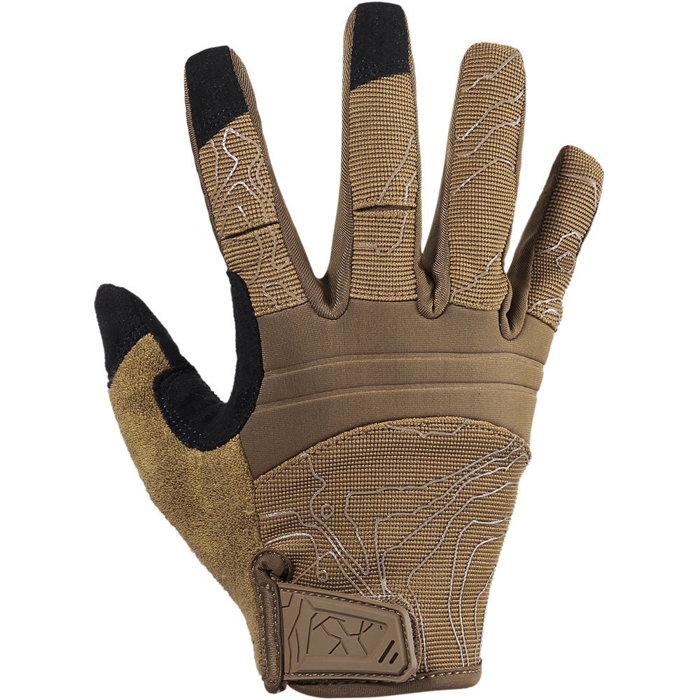 Gants tactiques compatible écran tactile "Macogear - B61" - Marron / S | Planète Rando