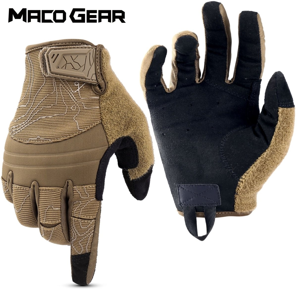 Gants tactiques compatible écran tactile "Macogear - B61" - | Planète Rando