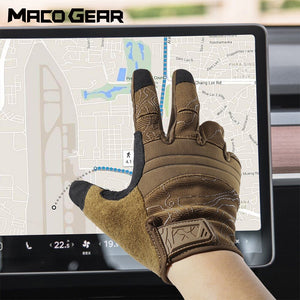 Gants tactiques compatible écran tactile "Macogear - B61" - | Planète Rando