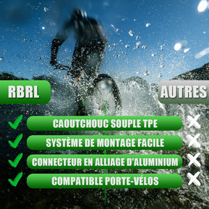 Garde-boue VTT 24-29 pouces réglables et à dégagement rapide "RBRL - Quick Release MTB" - | Planète Rando