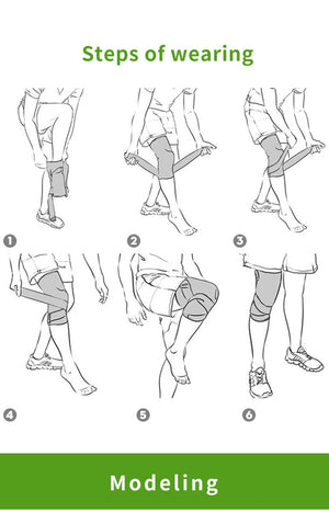 Genouillères de compression pour le sport / randonnée "Upward Spirit - Loops" - | Planète Rando