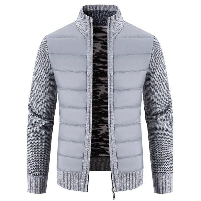 Gilet / cardigan en polaire pour homme "FAVOCENT - Elo" - Gris clair / M | Planète Rando