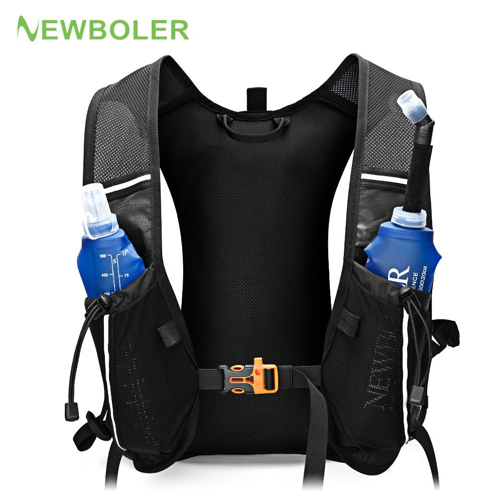 Gilet d'hydratation 12L pour course à pied / trail / marathon 400g "Newboler - Tanluhu " - | Planète Rando