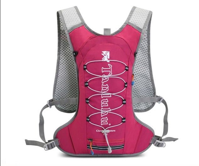 Gilet d'hydratation 12L pour course à pied / trail / marathon 400g "Newboler - Tanluhu " - Rose | Planète Rando
