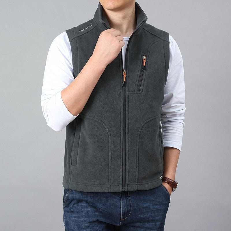 Gilet sans manches en polaire pour homme "TFU - Free spirit" - Gris / XS | Planète Rando