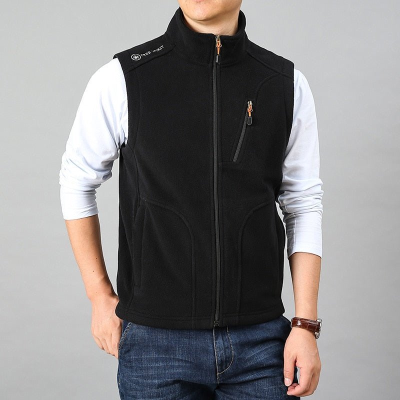 Gilet sans manches en polaire pour homme "TFU - Free spirit" - Noir / XS | Planète Rando