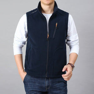 Gilet sans manches en polaire pour homme "TFU - Free spirit" - Bleu navy / XS | Planète Rando