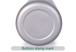 Gourde de 1050ml et tasse de 600ml en titane à partir de 140g "Boundless Voyage - Ti3000D series" - | Planète Rando