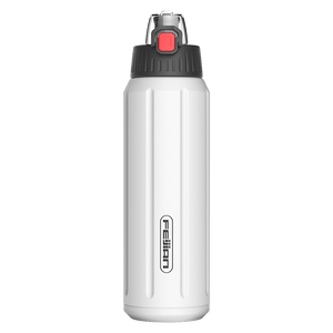 Gourde isotherme 600ml en acier inoxydable 18/10 255g "FEIJIAN - FS06005APB" - Blanc | Planète Rando