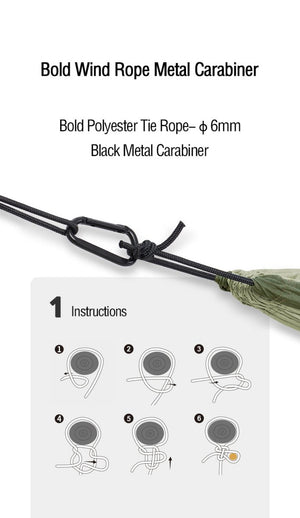 Hamac 1-2 personnes ultraléger 600g "Naturehike - NH21DC011" - | Planète Rando