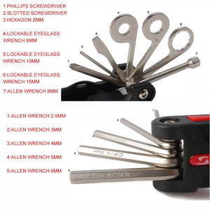 Kit d'outils de poche multifonctions pour réparation de vélo "Sigma - Pocket tools" - | Planète Rando