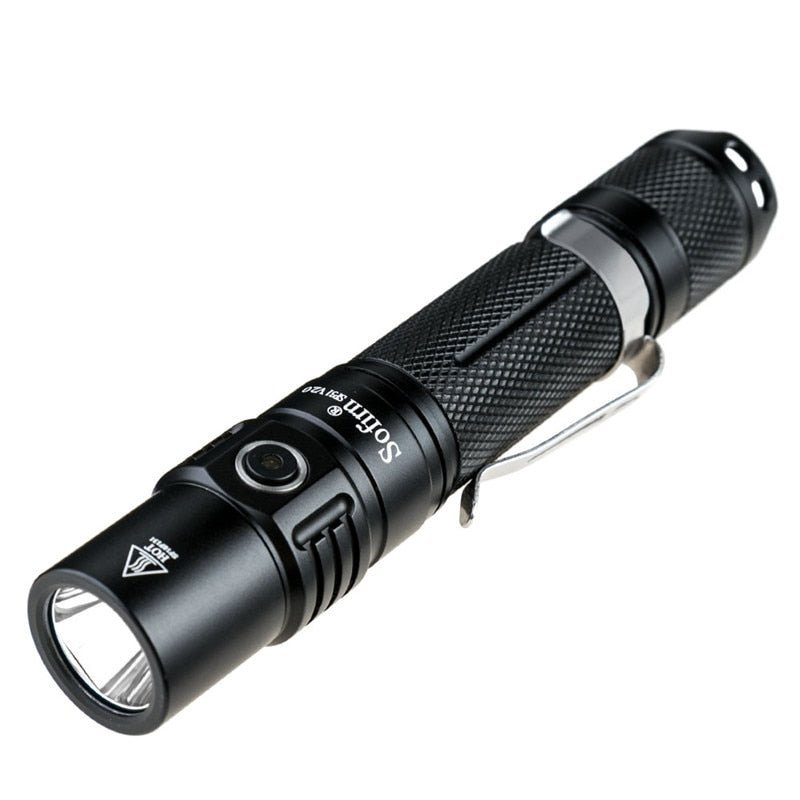 Lampe de poche tactique à lumière LED 1200 lumens Cree XPL HI "Sofirn - SP31-V2.0" - Sans batterie | Planète Rando