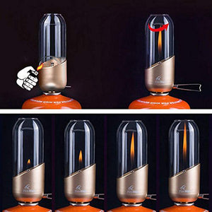 Lanterne à gaz au Propane / Isobutane pour camping "Fire-maple - Gaz lantern" - | Planète Rando