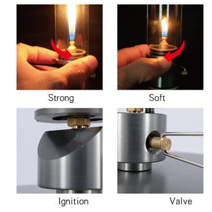 Lanterne / lampe à gaz ultralégère 95g "BRS-55" - | Planète Rando