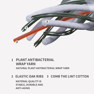 Lot de 5 pairs de chaussettes anti-bactériens en coton pour homme 39-42 "MiiOW - MQL1" - | Planète Rando