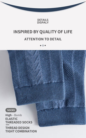 Lot de 5 pairs de chaussettes anti-bactériens en coton pour homme 39-42 "MiiOW - MQL1" - | Planète Rando