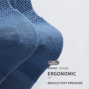 Lot de 5 pairs de chaussettes anti-bactériens en coton pour homme 39-42 "MiiOW - MQL1" - | Planète Rando