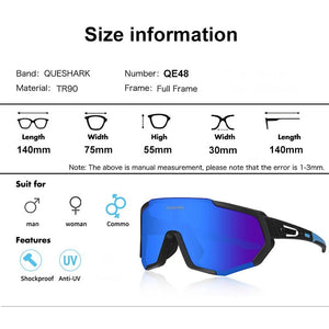 Lunettes de soleil pour hommes et femmes "QUESHARK – QE48" - | Planète Rando