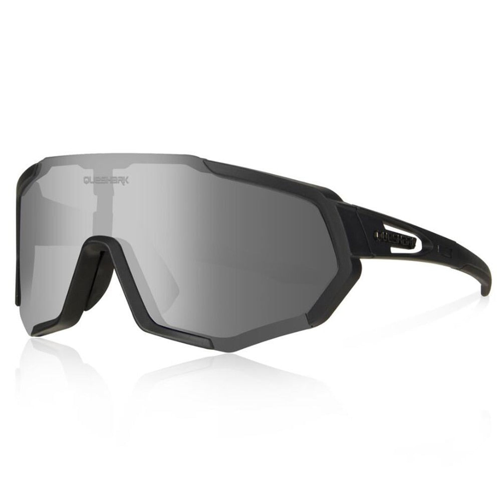 Lunettes de soleil pour hommes et femmes "QUESHARK – QE48" - Noir | Planète Rando