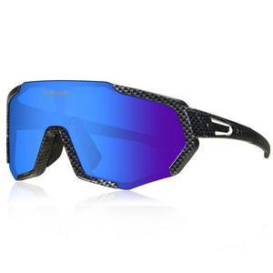 Lunettes de soleil pour hommes et femmes "QUESHARK – QE48" - Style carbone | Planète Rando