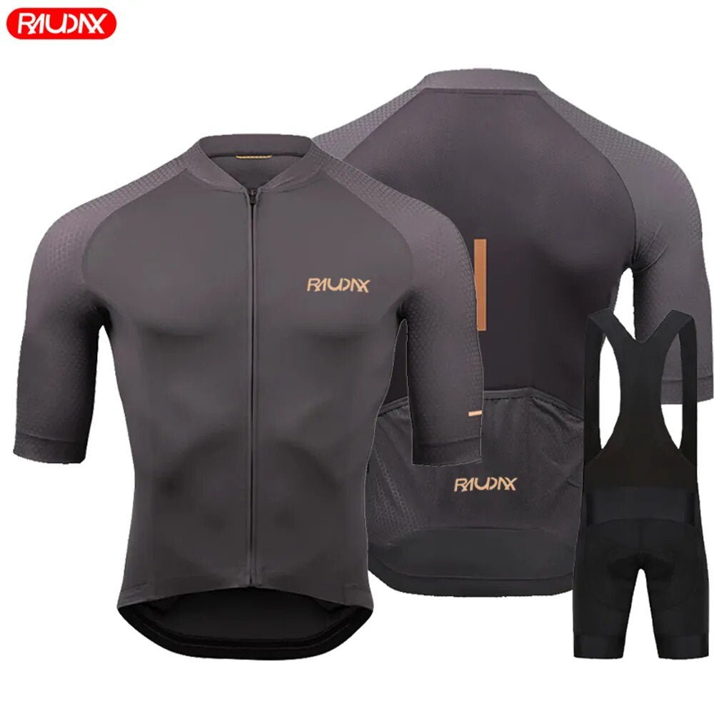Maillot de cyclisme / VTT respirant à manches courtes pour homme " Raudax - Cycling Set" - cycling set 3 / S | Planète Rando