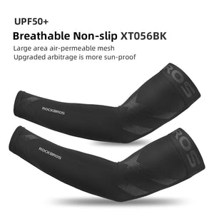 Manchettes running / cyclisme anti-dérapants UPF50+ "ROCKBROS - XT-001" - | Planète Rando