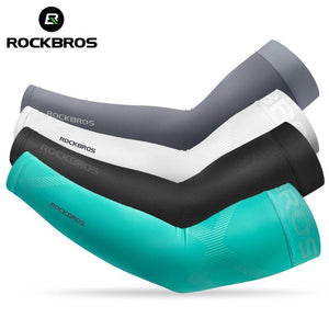 Manchettes running / cyclisme anti-dérapants UPF50+ "ROCKBROS - XT-001" - | Planète Rando