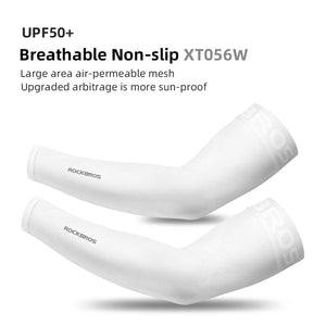 Manchettes running / cyclisme anti-dérapants UPF50+ "ROCKBROS - XT-001" - | Planète Rando