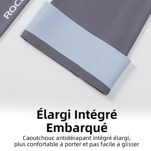 Manchettes running / cyclisme anti-dérapants UPF50+ "ROCKBROS - XT-001" - | Planète Rando