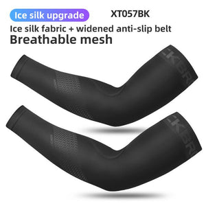 Manchettes running / cyclisme anti-dérapants UPF50+ "ROCKBROS - XT-001" - XT057BK / S | Planète Rando