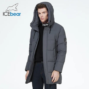 Manteau hiver mi-long à capuche pour homme "ICEbear - MWD3061D" - Planète Rando