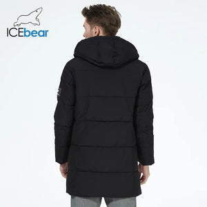 Manteau hiver mi-long à capuche pour homme "ICEbear - MWD3061D" - Planète Rando