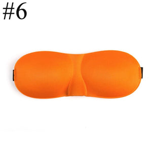 Masque de sommeil moulé avec bonnet profilé en 3D 13g "Tcare – Good night" - Orange | Planète Rando