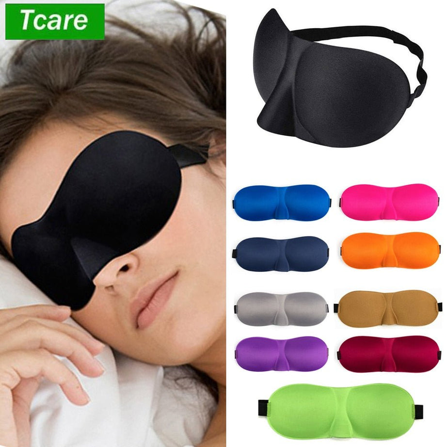Masque de sommeil moulé avec bonnet profilé en 3D 13g "Tcare – Good night" - | Planète Rando
