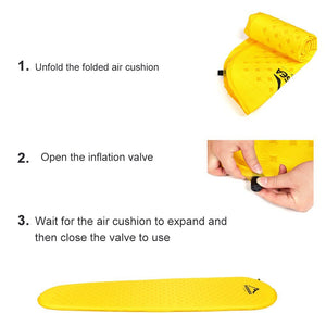 Matelas de camping auto-gonflant 650g "Widesea – outdoor mat" - | Planète Rando