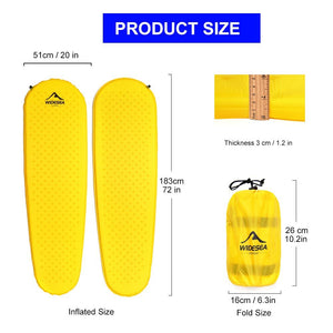 Matelas de camping auto-gonflant 650g "Widesea – outdoor mat" - | Planète Rando