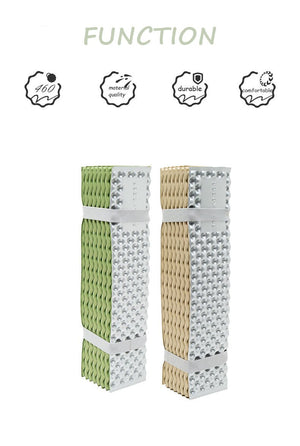 Matelas de couchage pliable et ultraléger en mousse XPE aluminium 460g "BLACKDEER - Camping mat" - | Planète Rando