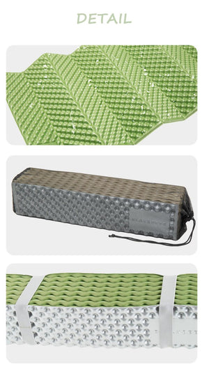 Matelas de couchage pliable et ultraléger en mousse XPE aluminium 460g "BLACKDEER - Camping mat" - | Planète Rando