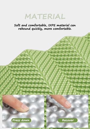 Matelas de couchage pliable et ultraléger en mousse XPE aluminium 460g "BLACKDEER - Camping mat" - | Planète Rando