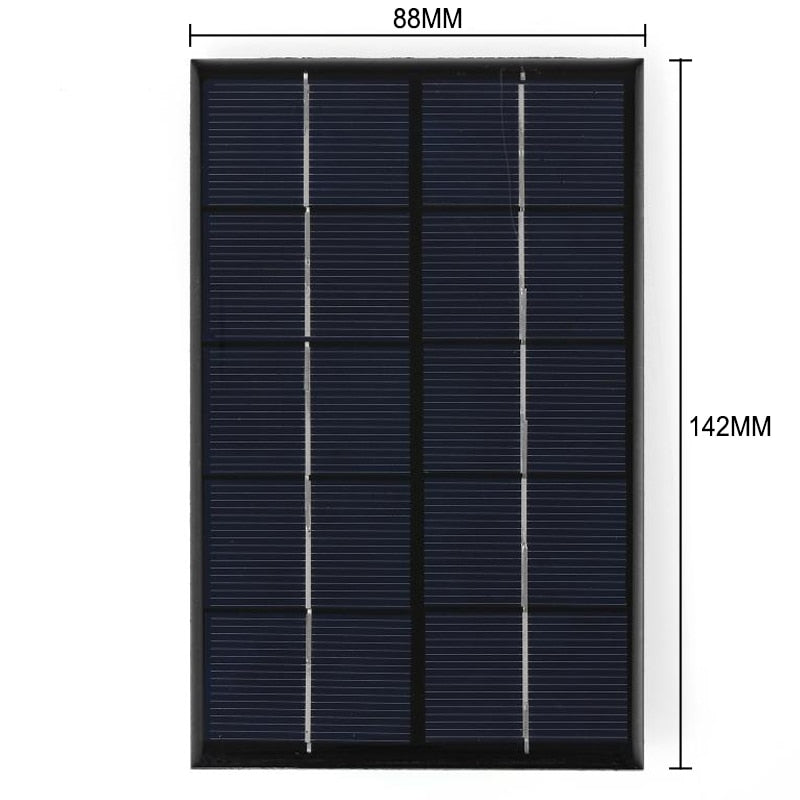 Mini-panneau solaire ultra-léger USB 5W / 5V "Luxuglow - Solar panel" - | Planète Rando