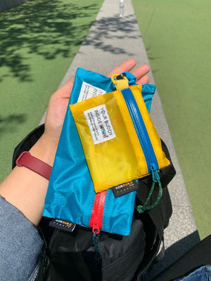 Mini porte-monnaie / sacoche de rangement étanche 50g "Cordura Fabric - Your Buddy Inside" - | Planète Rando