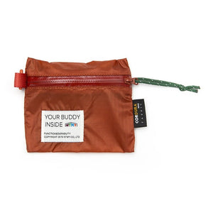 Mini porte-monnaie / sacoche de rangement étanche 50g "Cordura Fabric - Your Buddy Inside" - Orange | Planète Rando