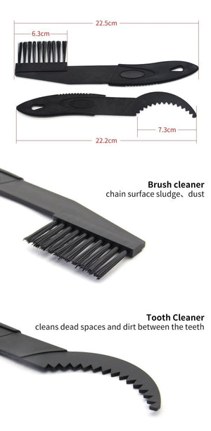 Nettoyeur de chaîne / kit de nettoyage de vélo "ThinkRider - Brush set" - | Planète Rando