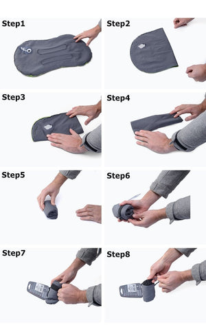 Oreiller gonflable ultra-léger pour la randonnée et le voyage 85g "Naturehike - Aeros Pillow" - | Planète Rando