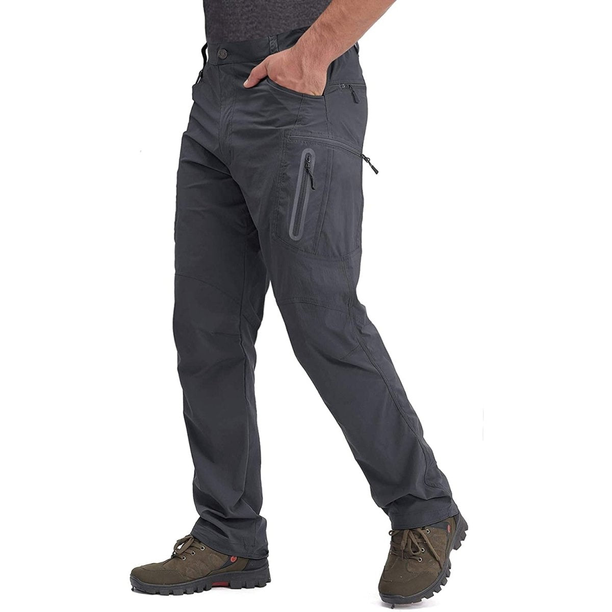 Pantalon cargo léger multipoches pour homme "TACVASEN – LSPT609" - S / Gris foncé | Planète Rando
