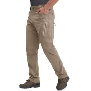 Pantalon cargo léger multipoches pour homme "TACVASEN – LSPT609" - S / Khaki | Planète Rando