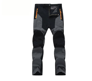 Pantalon de randonnée imperméable pour homme "TRVLWEGO - Windstopper AD145" - Anthracite / L | Planète Rando