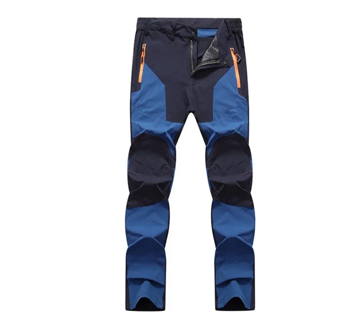 Pantalon de randonnée imperméable pour homme "TRVLWEGO - Windstopper AD145" - Bleu navy / L | Planète Rando