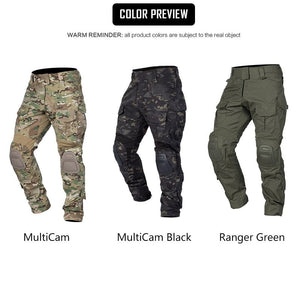 Pantalon tactique camouflage pour l'airsoft, chasse et militaire 1kg "IDOGEAR - G3" - | Planète Rando