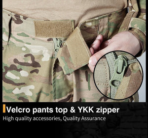 Pantalon tactique camouflage pour l'airsoft, chasse et militaire 1kg "IDOGEAR - G3" - | Planète Rando